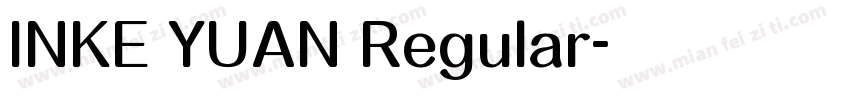 INKE YUAN Regular字体转换